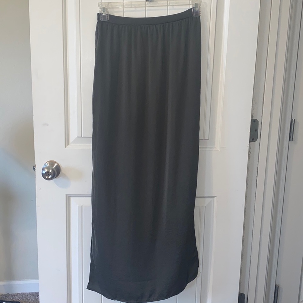 Green skirt